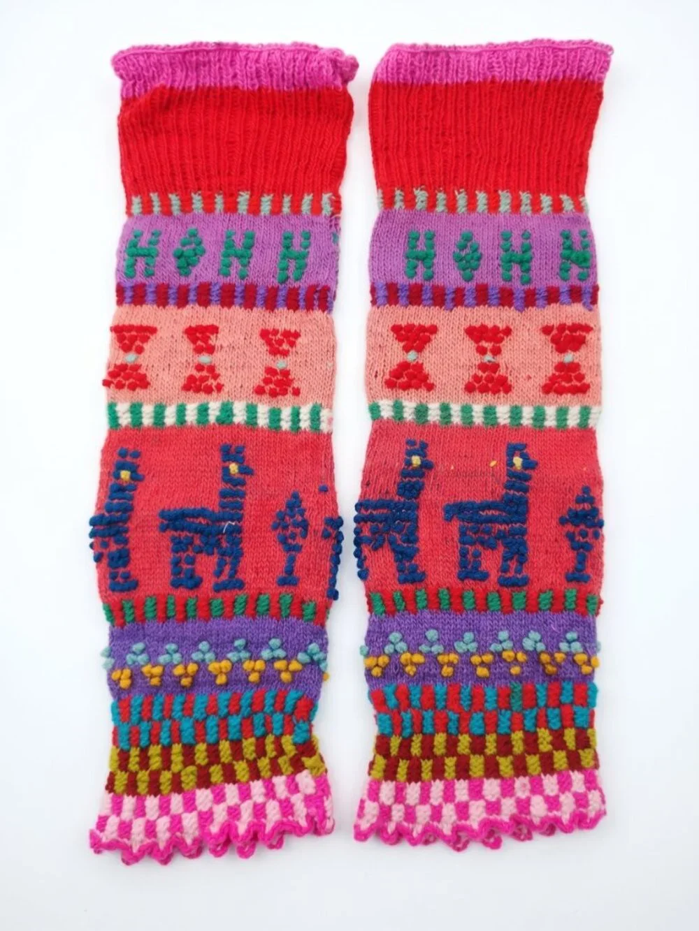 Hand-knitted Sheep's Wool Warmer Booties for Winter